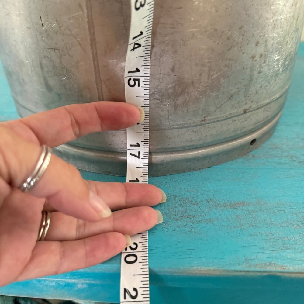 Vintage 'Carnation' Galvanized Stainless Steal Milk Can Jug W/ Lid - Picture 7 of 10